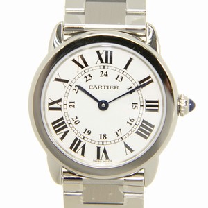 Cartier RONDE SOLO DE CARTIER W6701004 Quartz Stainless Steel White