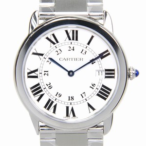 Cartier RONDE SOLO DE CARTIER W6701005 Quartz Stainless Steel White