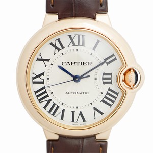 Cartier BALLON BLEU W6900456 Automatic 18kt Rose Gold Silvery & White