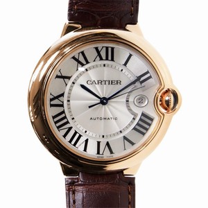 Cartier BALLON BLEU W6900651 Automatic 18kt Rose Gold Silvery & White