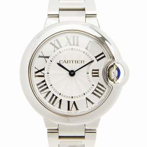 Cartier BALLON BLEU W6920084 Quartz Stainless Steel Silver
