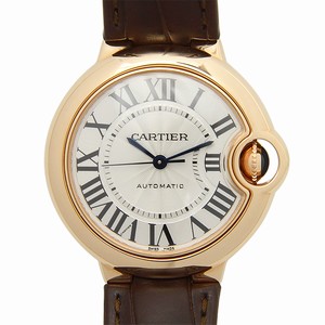 Cartier BALLON BLEU W6920097 Automatic 18kt Rose Gold Silver
