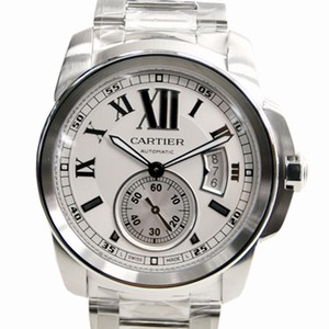 Cartier CALIBRE DE CARTIER W7100015 Automatic Stainless Steel Silvery & White