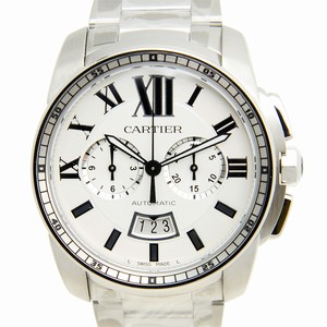 Cartier CALIBRE DE CARTIER W7100045 Automatic Stainless Steel Silvery & White