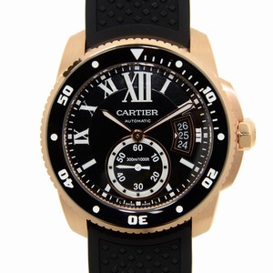Cartier CALIBRE DE CARTIER W7100052 Automatic 18kt Gold & Steel Black