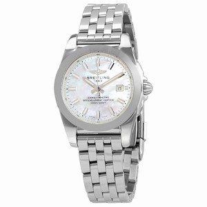 Breitling GALACTIC W72348121A1A1 Quartz Stainless Steel White