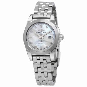 Breitling GALACTIC W72348121A2A1 Quartz Stainless Steel White