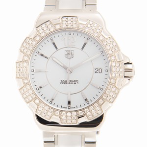 Tag Heuer F1 WAH1218-BA0861 Quartz Stainless Steel & Diamonds White