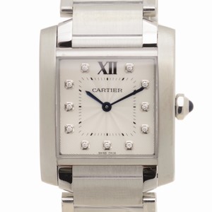 Cartier TANK WE110007 Quartz Stainless Steel Silver