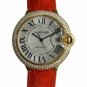 Cartier BALLON BLEU WE900751 Automatic 18kt Gold & Diamond Silver