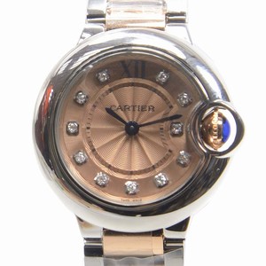 Cartier BALLON BLEU WE902052 Quartz Stainless Steel Pink