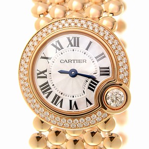 Cartier BALLON BLEU WE902057 Quartz 18kt Rose Gold & Diamonds White