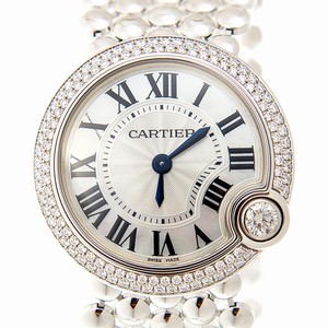 Cartier BALLON BLEU WE902072 Quartz 18kt White Gold & Diamond Silver
