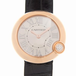 Cartier BALLON BLANC DE CARTIER WGBL0003 Quartz 18kt Rose Gold Silver