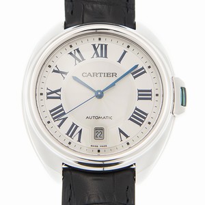 Cartier CLe DE CARTIER WGCL0005 Automatic 18kt White Gold Silvery & White