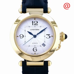 Cartier PASHA DE CARTIER WGPA0007 Automatic 18kt Yellow Gold Silver