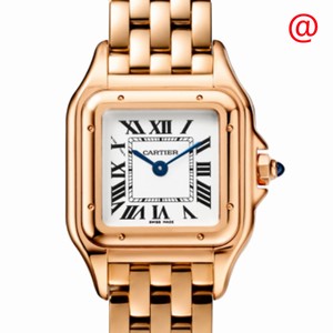 Cartier PANTHeRE DE CARTIER WGPN0006 Quartz 18kt Rose Gold Silver