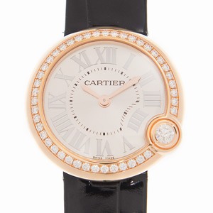 Cartier BALLON BLEU WJBB0005  Automatic 18kt Rose Gold & Diamonds Silver