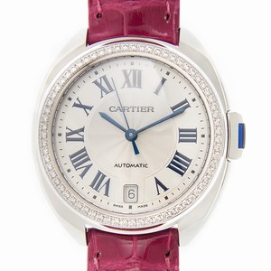 Cartier CLe DE CARTIER WJCL0014 Automatic 18kt White Gold & Diamond Silver