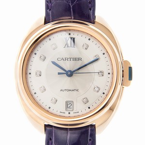 Cartier CLe DE CARTIER WJCL0032 Automatic 18kt Rose Gold Silvery & White