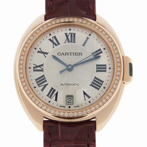 Cartier CLe DE CARTIER WJCL0048 Automatic 18kt Rose Gold & Diamonds White