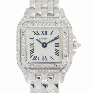 Cartier PANTHeRE DE CARTIER WJPN0019 Quartz 18kt White Gold & Diamond Silver