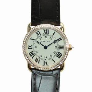 Cartier RONDE LOUIS CARTIER  WR000351 Quartz 18kt Rose Gold & Diamonds White