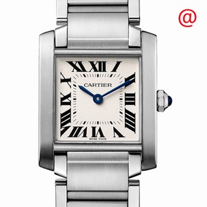 Cartier TANK WSTA0005 Quartz Stainless Steel Silver