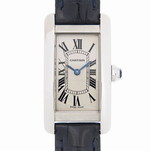 Cartier TANK WSTA0016 Quartz Stainless Steel Silver