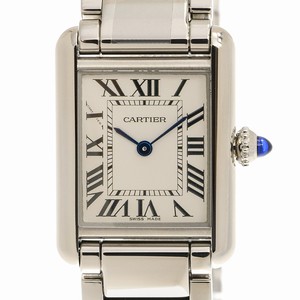 Cartier TANK WSTA0051 Quartz Stainless Steel Silver