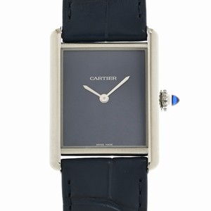 Cartier TANK WSTA0055 Quartz Stainless Steel Blue 
